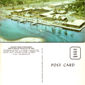 Holiday Lodge & Restaurant Panama City Florida 991044 Chrome Postcard - Image 1