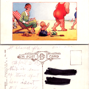 Bamforth Art Comics No. 2060 BOBBIE! YOU'VE NOT TO POINT! Postcard - Image 1