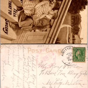 Oh Say! Tell That To Sweeny Theochrom 1290-7 1912 Postcard - Image 1