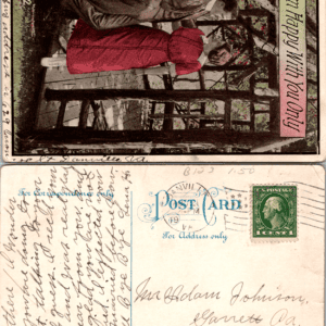 I'm Happy With You Only Romantic Couple Vintage C. 721-12 Danville, VA - Image 1