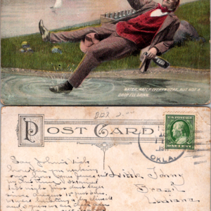 Water, Water Everywhere, But Not a Drop I'll Drink 831 Postcard Oklahoma - Image 1