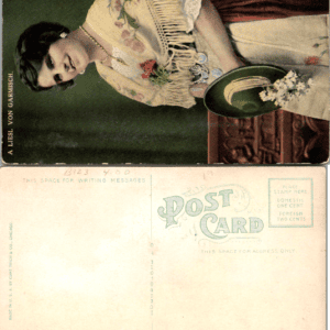 Curt Teich A. Liesl von Garmisch Hand-Tinted Postcard R-53478 - Image 1