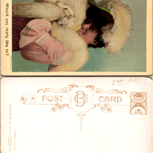 Bamforth & Co. Series 3005 Would You Really Like To? Edwardian Postcard - Image 1
