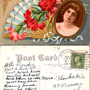 E. Nash Greetings Series No. 27 Alas! for my poor heart! 1910 - Image 1