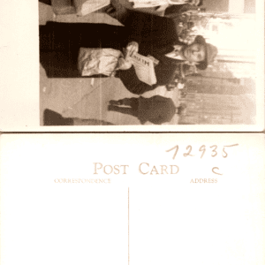 Immigrant Family City Street RPPC 72935 Vintage Postcard - Image 1