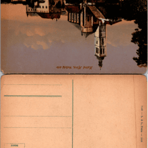 Zuhna b/Ostra viaduktý most L. & L. Praha 1918 7108 Postcard - Image 1