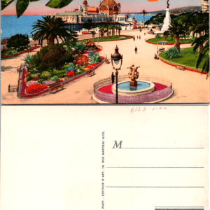 Munier Phot. La Jetée-Promenade Nice 74 Postcard - Image 1