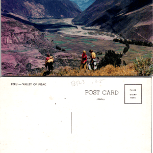 Panagra Peru Valley of Pisac Postcard - Image 1