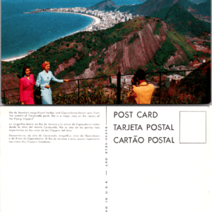 Pan American World Airways Rio de Janeiro Postcard L.A.D 8739-00946 - Image 1