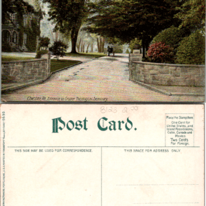 Hugh C. Leighton Co. Chester Pa Crozer Seminary 6690 Postcard - Image 1