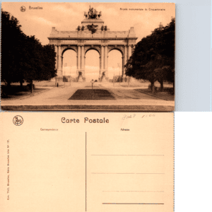 NELS Bruxelles Arcade monumentale du Cinquantenaire Postcard Vintage - Image 1