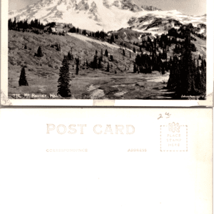 Mount Rainier Washington Johnston 772 RPPC EKC - Image 1