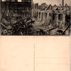 Kumpe & Co Fire Postcard Burtzweiler 1914 Schaar & Dathe Nr. 67 - Image 1