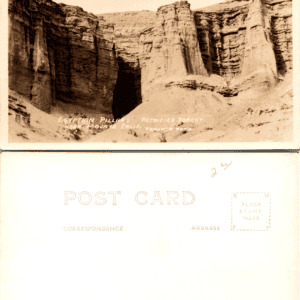 Egyptian Pillars Red Rock Canyon Mojave California Frosser RPPC 2029 - Image 1