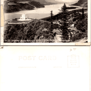 Vista House Crown Point Oregon RPPC 16752 Vintage Postcard - Image 1