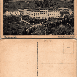 Bad Mergentheim Sanatorium Taubertal Hans Kühn Vintage Postcard - Image 1