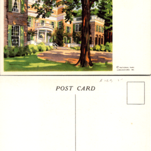 Home of Franklin D. Roosevelt Ruth Perkins Safford Postcard - Image 1