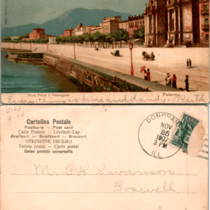 Porta Felice e Passeggiata Palermo Maquarti & Co. Dresden 1907 Mailed - Image 1
