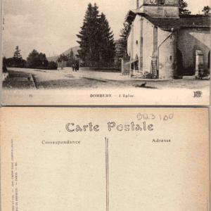 Domremy L'Eglise JND phot 15 Divided Back Vintage French Postcard - Image 1
