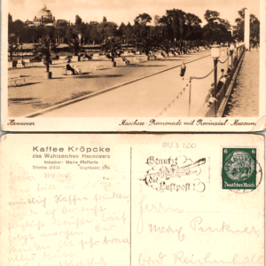 Hannover Maschsee-Promenade mit Provinzial-Museum Echt Photographie F 1993 - Image 1