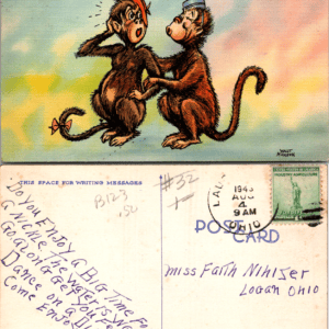 Ga-Wan! I'm Wise To Your Monkey Business Walt Munson 68076 1943 - Image 1