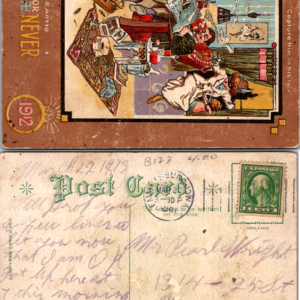 E. Nash Leap Year Series No. 2 Now Or Never 1912 Postcard - Image 1