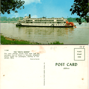 Delta Queen TET Cards V-248 postcard Parrish - Image 1