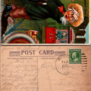 Hiram Green's Busy Day Postcard Embossed 1911 - Image 1