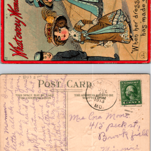 What every Woman Knows 1913 Missouri Postcard - Image 1