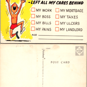 Plastichrome Colourpicture P55402 Comic Postcard - Image 1