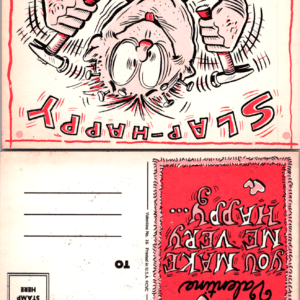CVC Valentine No. 16 Slap-Happy Postcard You Make Me Very Happy - Image 1