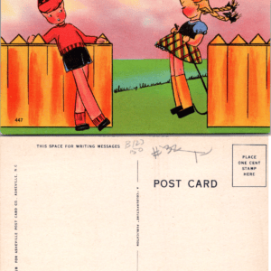 Asheville Post Card Co. Just Hanging Around to Say Hello 447 - Image 1