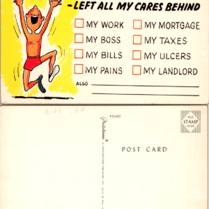Plastichrome by Colourpicture P55402 Comic Postcard - Image 1