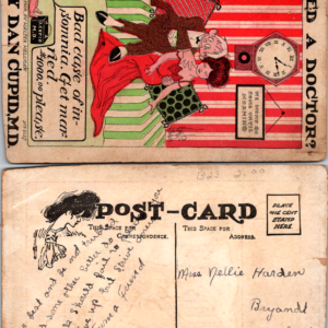 Walter Wellman Need a Doctor? Try Dan Cupid, M.D. 1906 No. 607 Divided back - Image 1