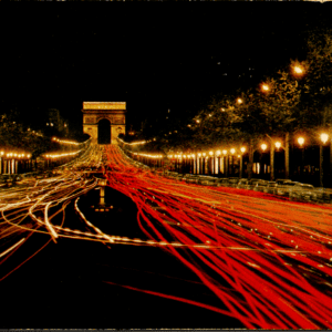 Librairie Hachette Sortilèges de la Nuit Champs-Élysées Vintage Postcard - Image 1
