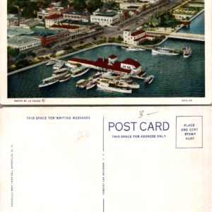 Asheville Post Card Co. D-97 Daytona Beach Linen - Image 1