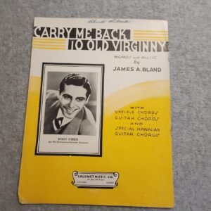 Calumet Music Co. Carry Me Back to Old Virginny Sheet Music - Image 1