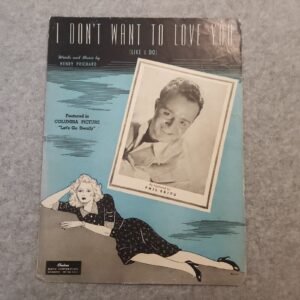 Chelsea Music Corporation Sheet Music I Don't Want to Love You (Like I Do) - Image 1