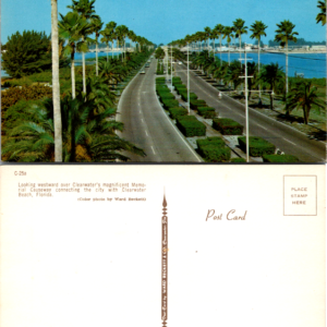 Clearwater Memorial Causeway Clearwater Beach Florida Postcard Multicolor - Image 1