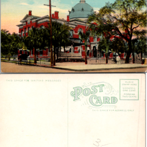 Court House and Band Stand Tampa Florida Postcard Multicolor - Image 1