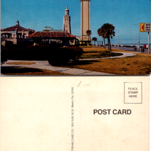 Daytona Beach Gulf Stream Card Co. 77-32 Postcard - Image 1