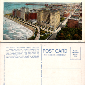 The Drake Chicago Postcard Chicago World's Fair 1933 Multicolor Vintage - Image 1