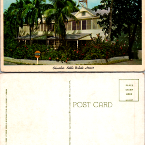 Florida's Little White House Key West Postcard Multicolor - Image 1