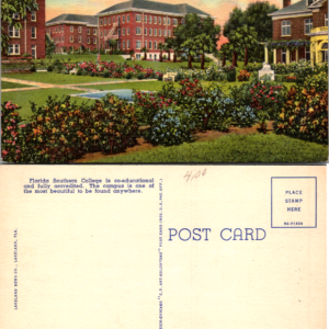 Florida Southern College Lakeland Florida Curteich Art-Colortone - Image 1