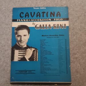Forster Edition Cavatina Piano-Accordion Solo Sheet Music - Image 1