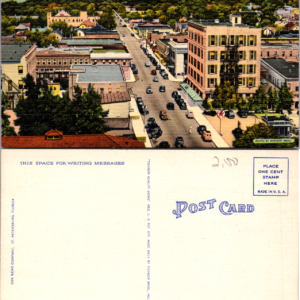 Fort Harrison Avenue Clearwater Florida Vintage Postcard C-16 Burgert Bros - Image 1
