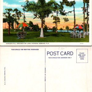 Harder-Hall Grounds Lake Jackson Sebring Florida Multicolor Postcard - Image 1