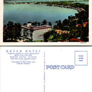 Haven Hotel Winter Haven Florida Vintage Multicolor Postcard - Image 1
