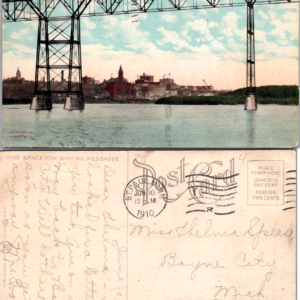 High Bridge St. Paul Minnesota Postcard 1910 Multicolor Vintage - Image 1