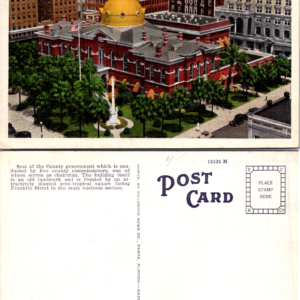 Hillsboro County Court House Tampa Florida Multicolor Vintage Postcard - Image 1